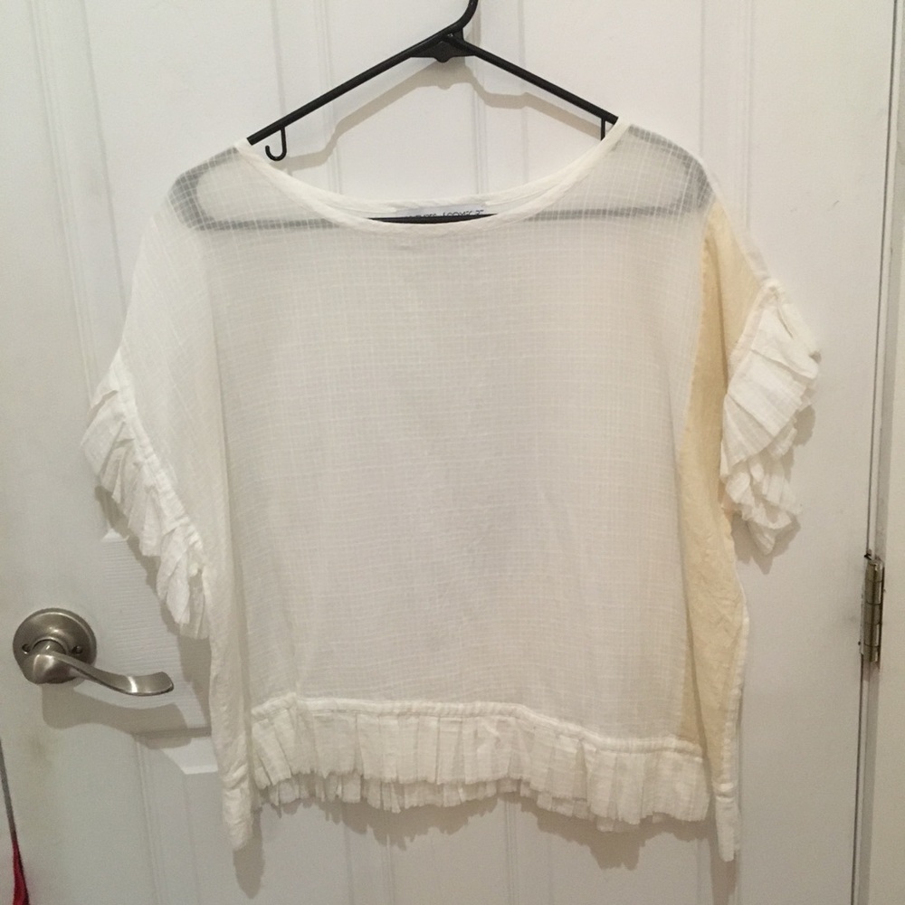 Creatures of Comfort Ruffle Top